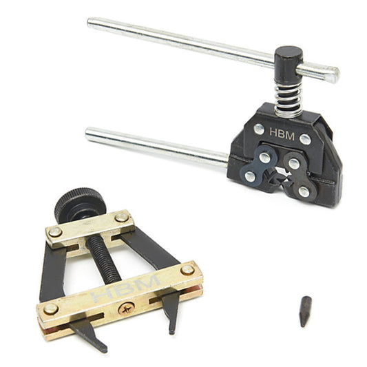 Kit di attrezzi per catena a rulli per bicicletta, catene da moto, Hbm