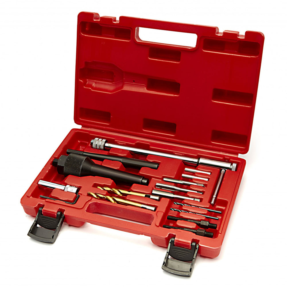 Kit estrattore candelette rotte incastrate, M8-M10, set strumenti per la rimozione da testata motore