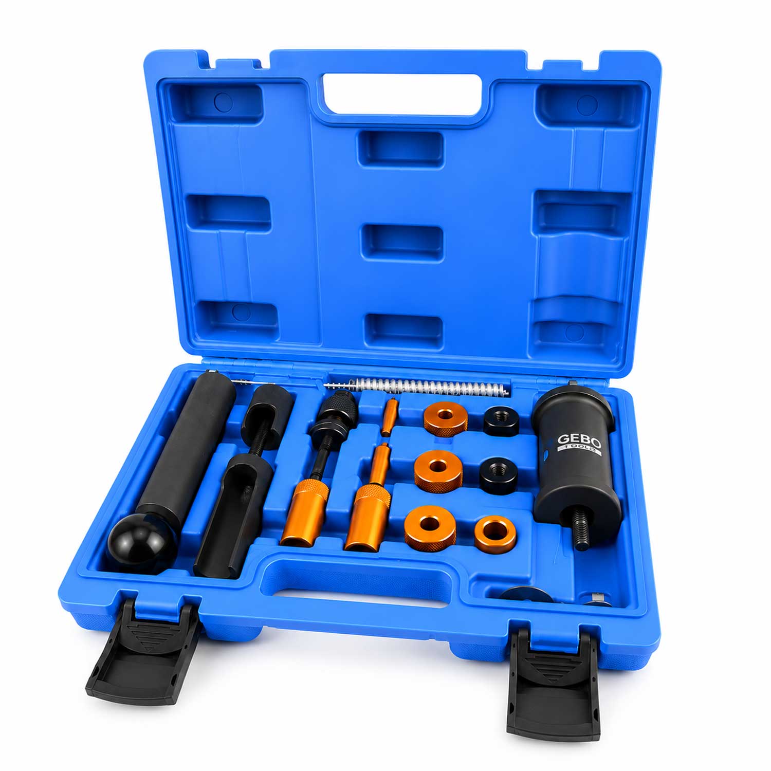 Kit estrattore iniettori estrattore FSI, set strumenti rimozione dell'iniettore del carburante,per l'installazione della guarnizione dell'iniettore per motori VAG: 1.4 / 1.6 / 1.8 / 2.0 / 2.7 V6 / 3.0 V6 / 3.2 V6 / 3.6 V6 / 4.2 V8 FSI ,Gebo Tools
