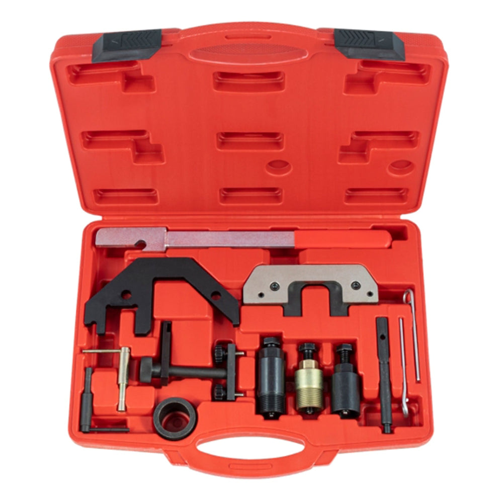 Kit-set messa in fase motori, attrezzi per il bloccaggio della cinghia di distribuzione dell'albero a camme del motore, compatibile con BMW M41 M51 M47 M57 2.0 3.0