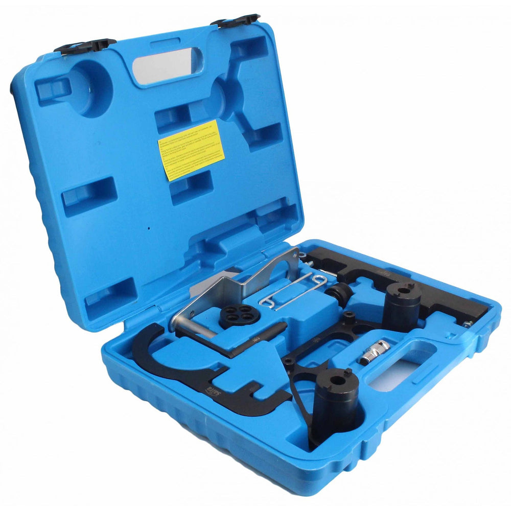 Kit-set messa in fase motori, attrezzi per il bloccaggio della cinghia di distribuzione dell'albero a camme del motore, compatibile con BMW N47 N57 serie X1 X3 X5