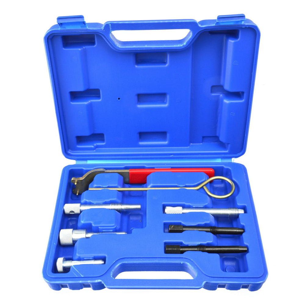 Kit-set messa in fase motori, attrezzi per il bloccaggio della cinghia di distribuzione dell'albero a camme del motore, compatibile con Chrysler Jeep 2.5 2.8 CRDI