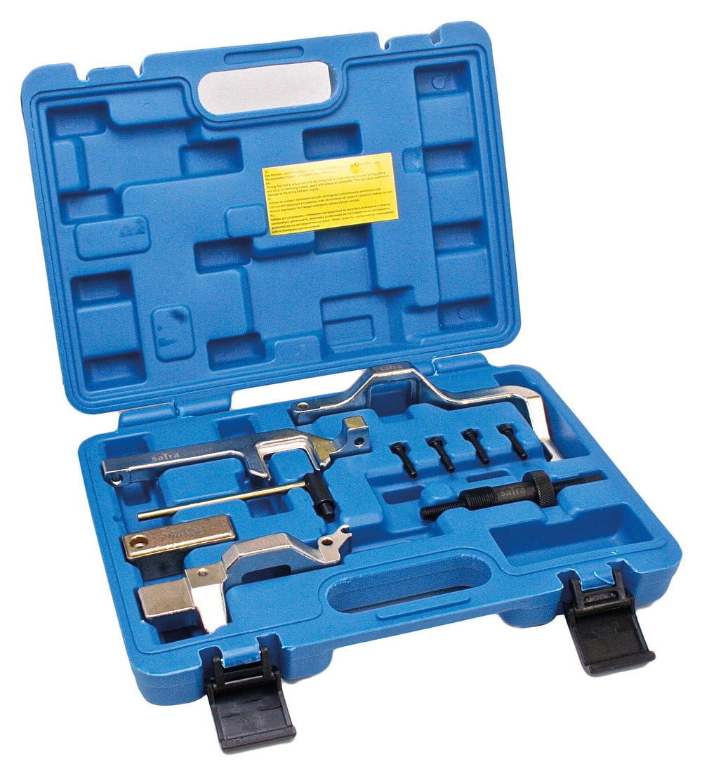 Kit-set messa in fase motori, attrezzi per il bloccaggio della cinghia di distribuzione dell'albero a camme del motore, compatibile con Citroën, Peugeot, Mini 1.4, 1.6 16V