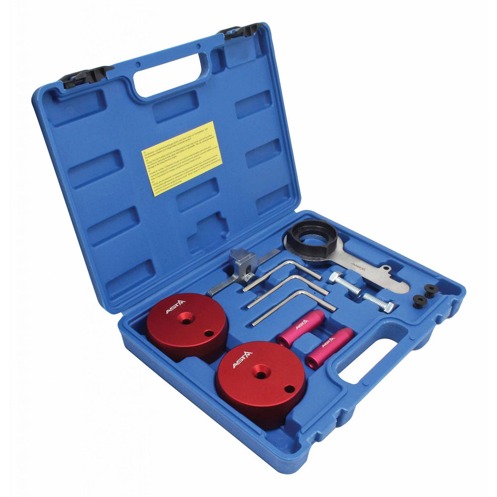 Kit-set messa in fase motori, attrezzi per il bloccaggio della cinghia di distribuzione dell'albero a camme del motore, compatibile con Ford 2.0 EcoBlue TDCi