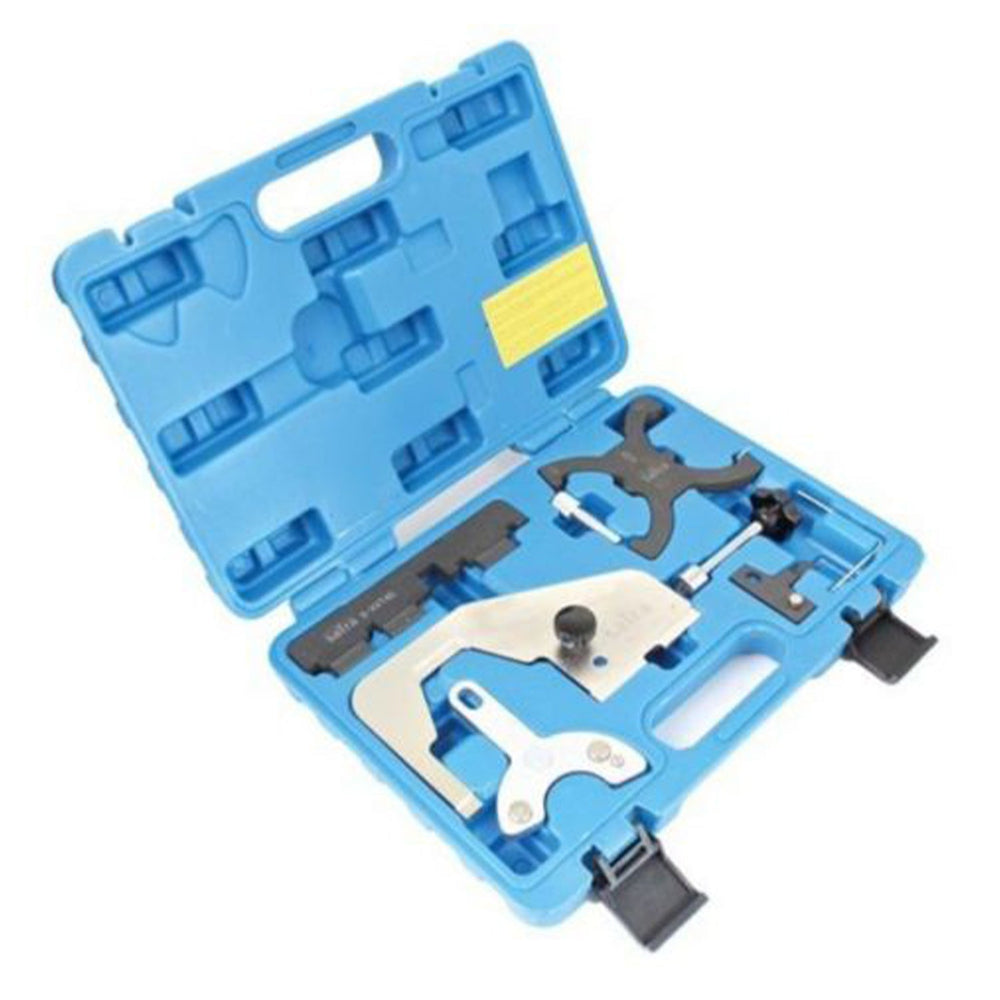 Kit-set messa in fase motori, attrezzi per il bloccaggio della cinghia di distribuzione dell'albero a camme del motore, compatibile con Ford Volvo Mazda 1.6 2.0