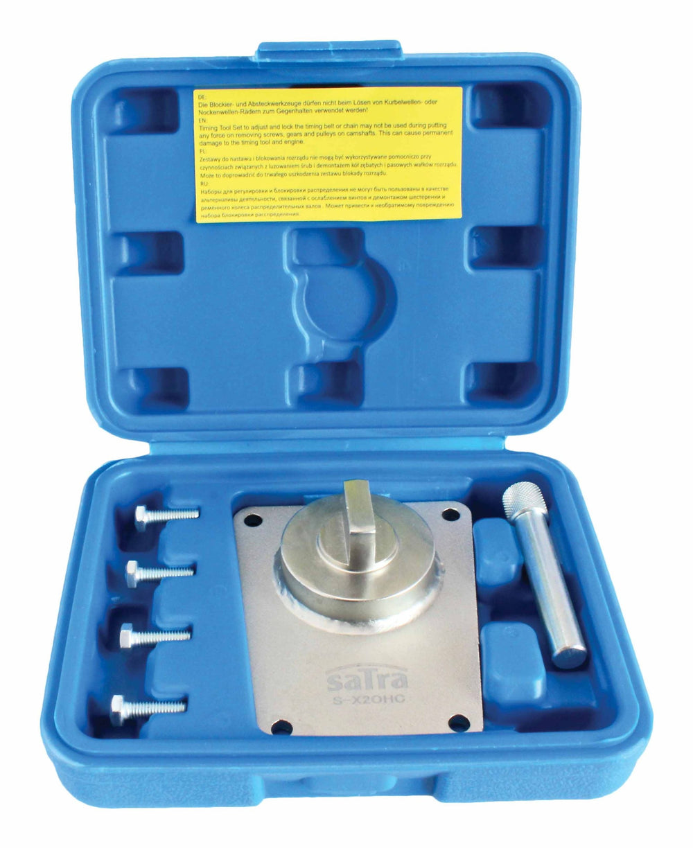 Kit-set messa in fase motori, attrezzi per il bloccaggio della cinghia di distribuzione dell'albero a camme del motore, compatibile con Opel Chevrolet 2.0 diesel