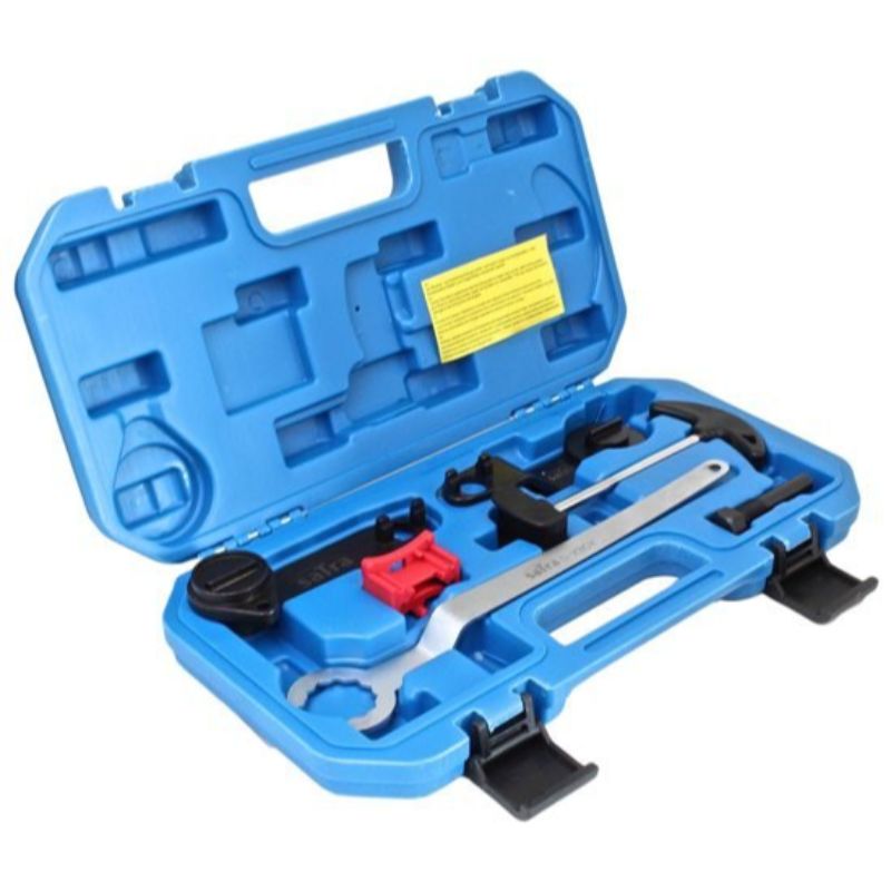 Kit-set messa in fase motori, attrezzi per il bloccaggio della cinghia di distribuzione dell'albero a camme del motore, compatibile con VAG 1.0 1.2 1.4 TSI TFSI TGI