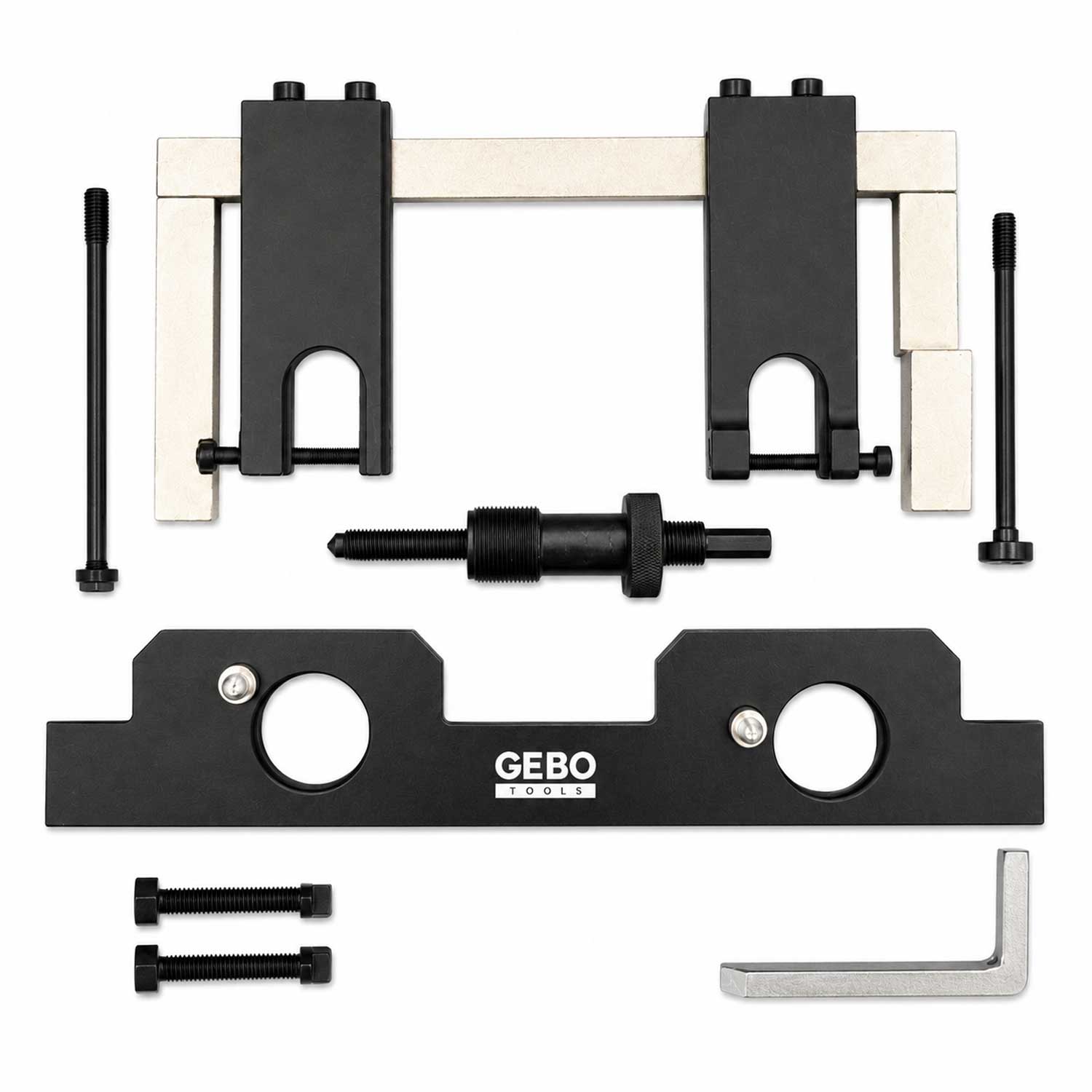 Kit messa in fase motori, set attrezzi per il bloccaggio/fasatura cinghia di distribuzione dell'albero a camme del motore, compatibile con BMW a benzina N20 N26 2.0 L Gebo Tools