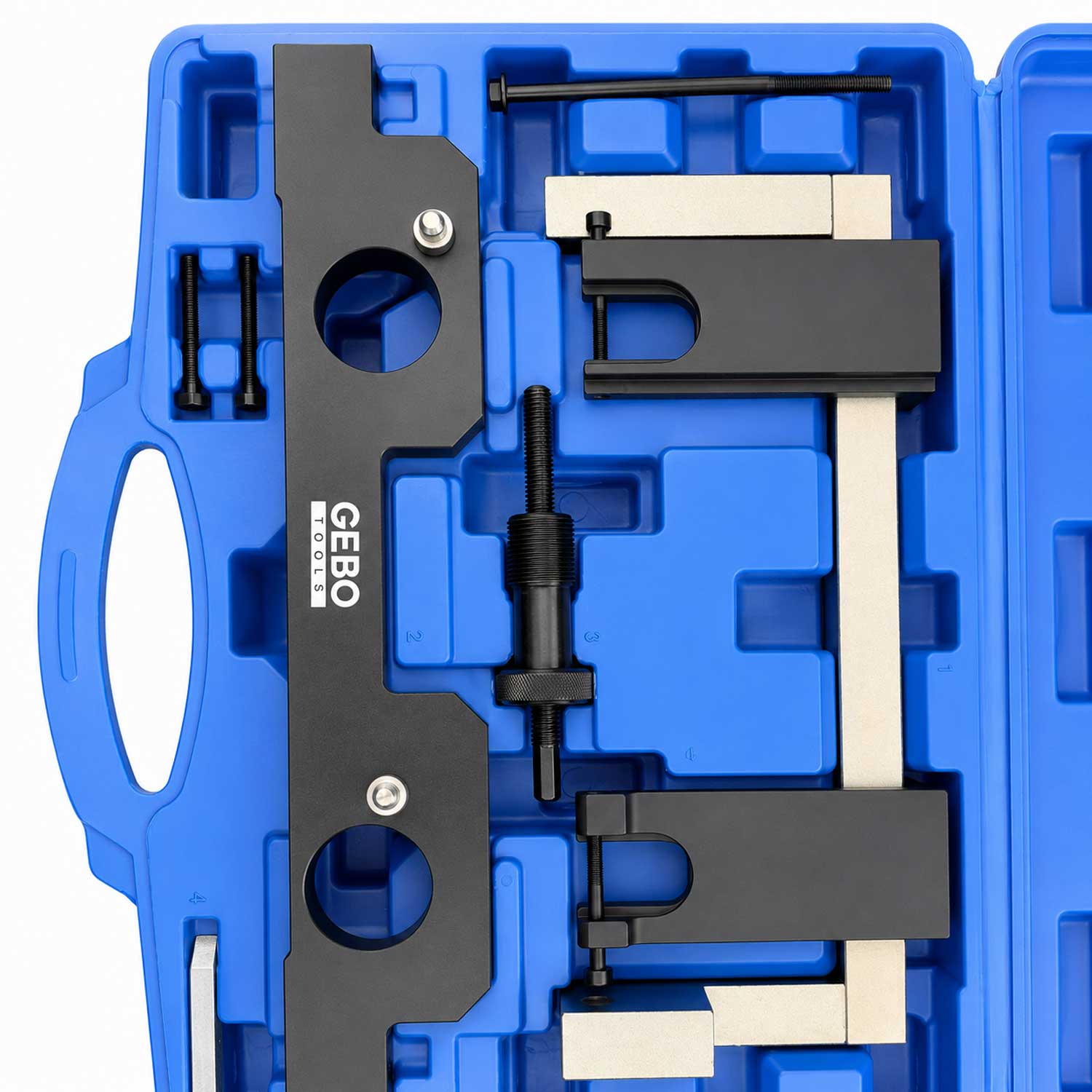 Kit messa in fase motori, set attrezzi per il bloccaggio/fasatura cinghia di distribuzione dell'albero a camme del motore, compatibile con BMW a benzina N20 N26 2.0 L Gebo Tools