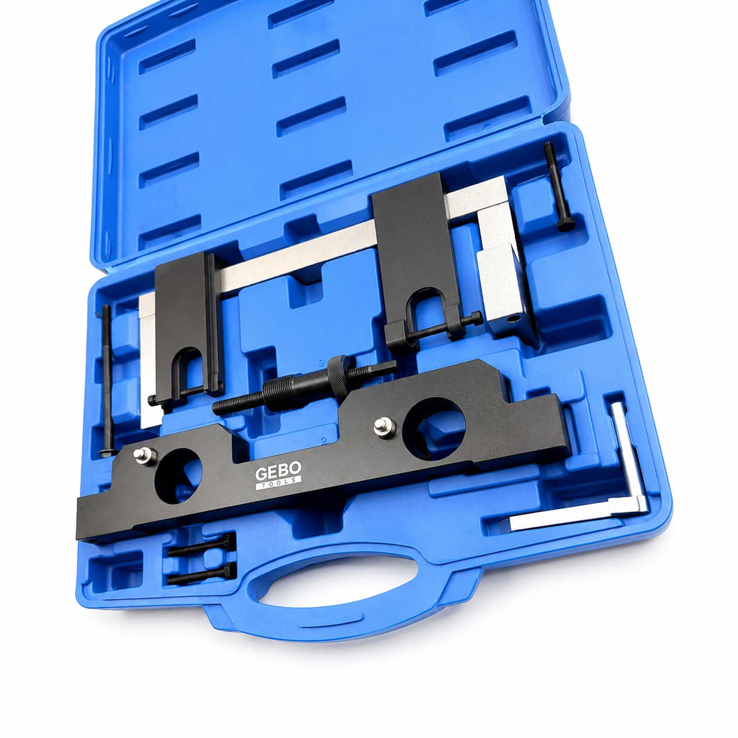 Kit messa in fase motori, set attrezzi per il bloccaggio/fasatura cinghia di distribuzione dell'albero a camme del motore, compatibile con BMW a benzina N20 N26 2.0 L Gebo Tools