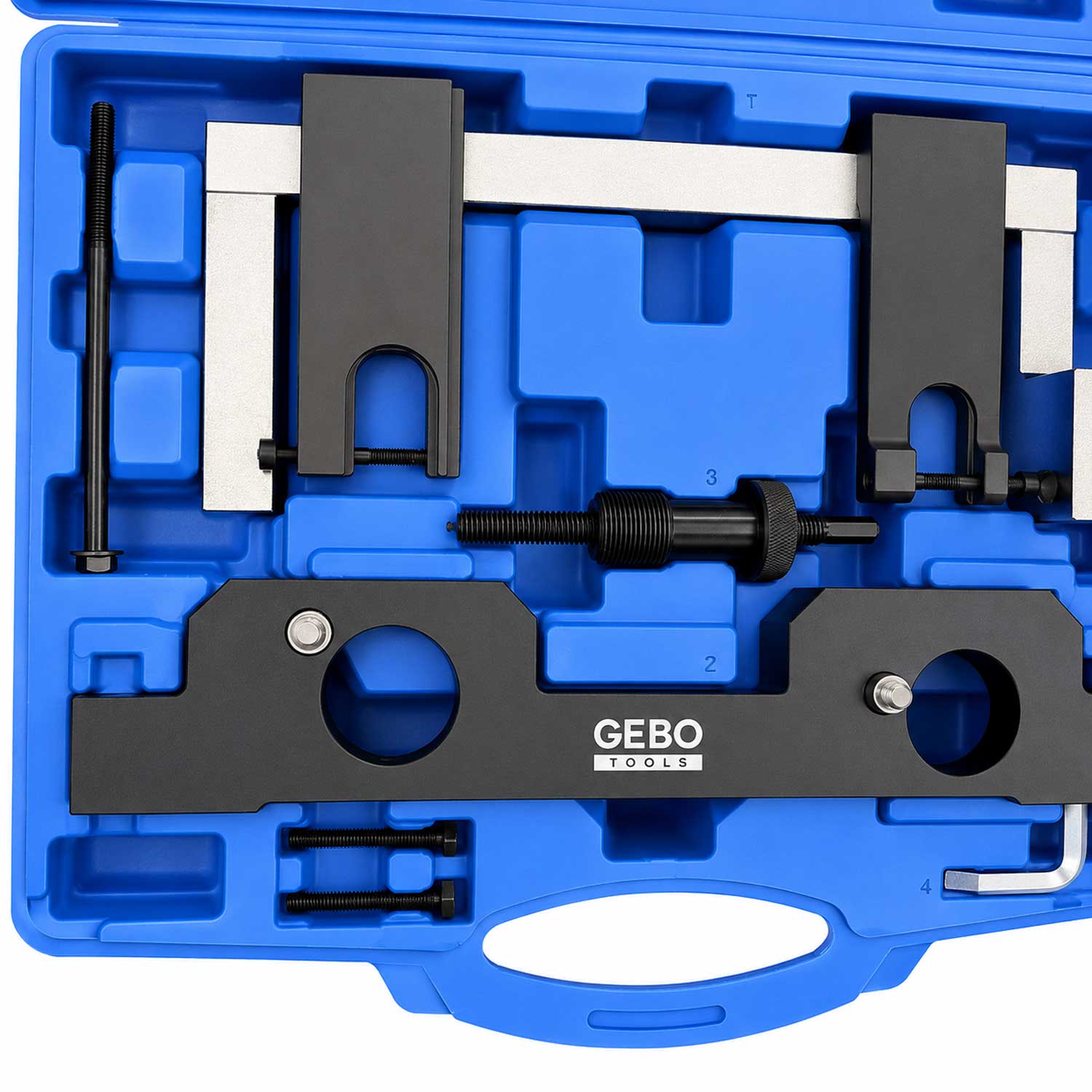 Kit messa in fase motori, set attrezzi per il bloccaggio/fasatura cinghia di distribuzione dell'albero a camme del motore, compatibile con BMW a benzina N20 N26 2.0 L Gebo Tools