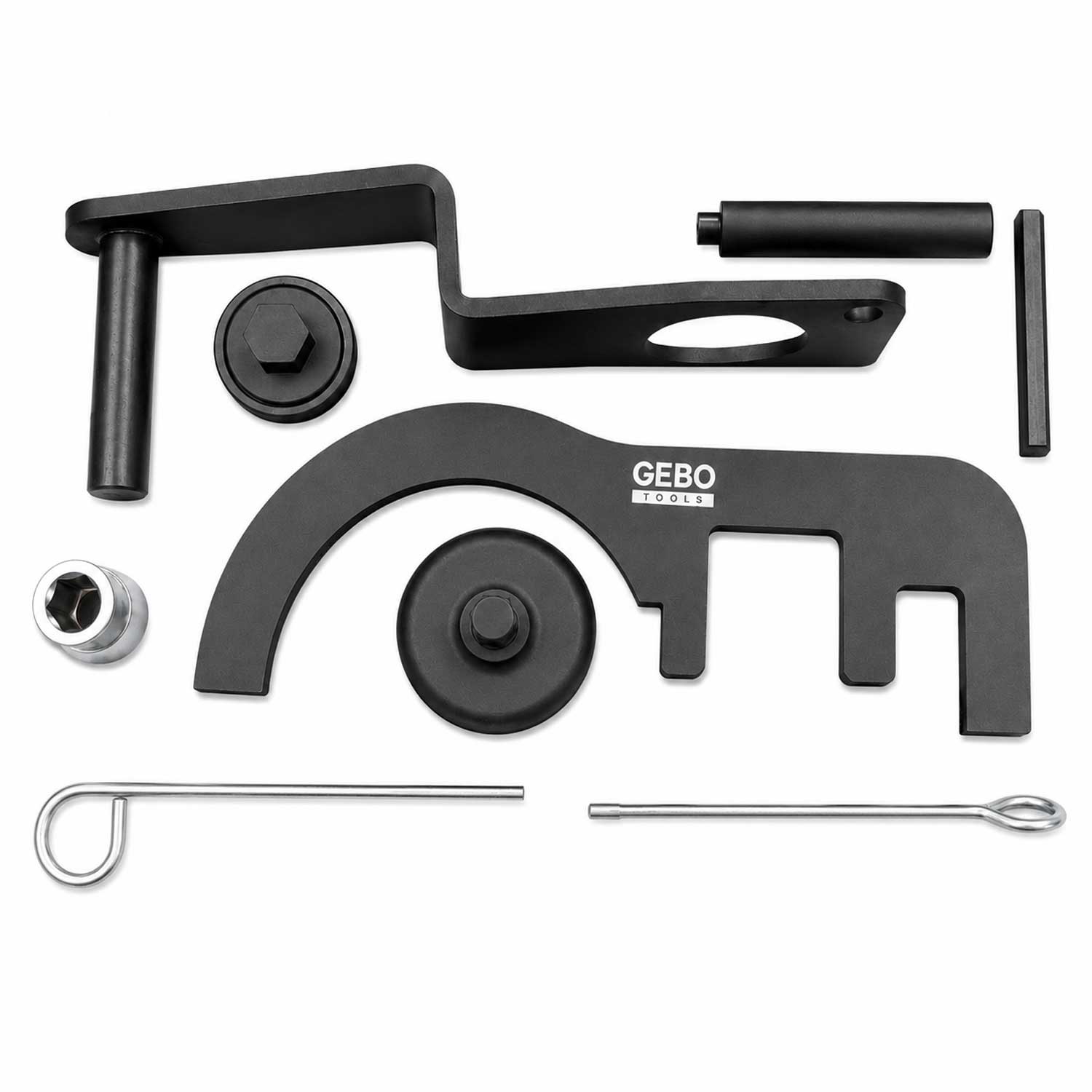 Kit messa in fase motori, set attrezzi per il bloccaggio/fasatura cinghia di distribuzione dell'albero a camme del motore, compatibile con Bmw N47 N57 Gebo Tools