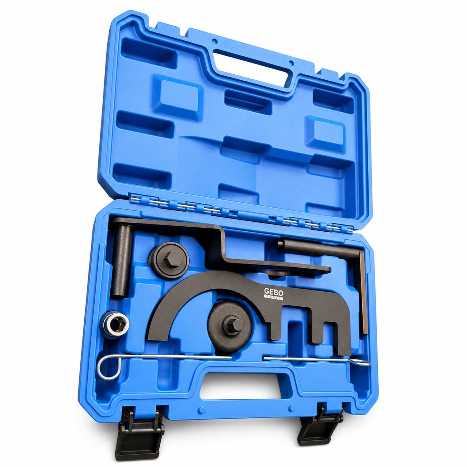 Kit messa in fase motori, set attrezzi per il bloccaggio/fasatura cinghia di distribuzione dell'albero a camme del motore, compatibile con Bmw N47 N57 Gebo Tools