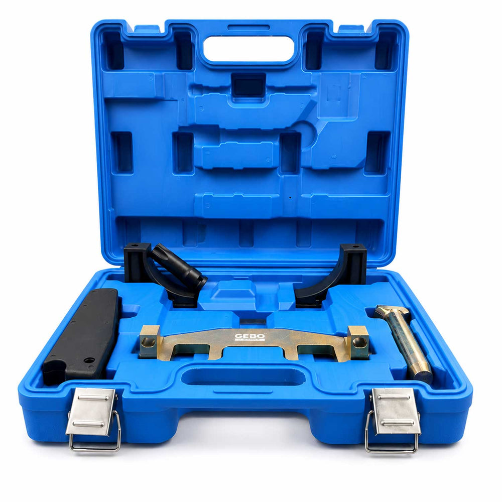 Kit messa in fase motori, set attrezzi per il bloccaggio/fasatura cinghia di distribuzione dell'albero a camme del motore, compatibile con Mercedes-Benz M271 Gebo Tools