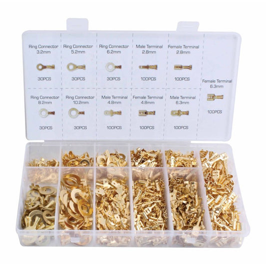 Set-kit 750 connettori per cavi elettrici, terminali auto