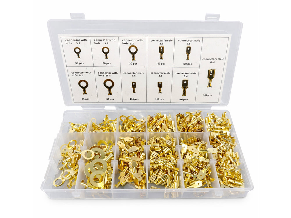 Set-kit connettori per cavi auto  750 pezzi Gebo Tools
