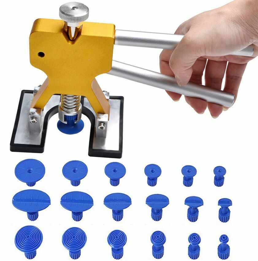 Kit-set tirabolli ventosa carrozzeria, ripara ammaccature da grandine per auto,18 ventose,Invento