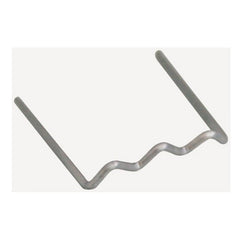 Set 100 graffette caldo, graffette ondulate saldatura, auto paraurti plastica saldatura riparazione cucitrice a caldo, angolo piatto graffette 0.8 mm, larghezza 16 mm, in acciaio inox, per saldatura plastica
