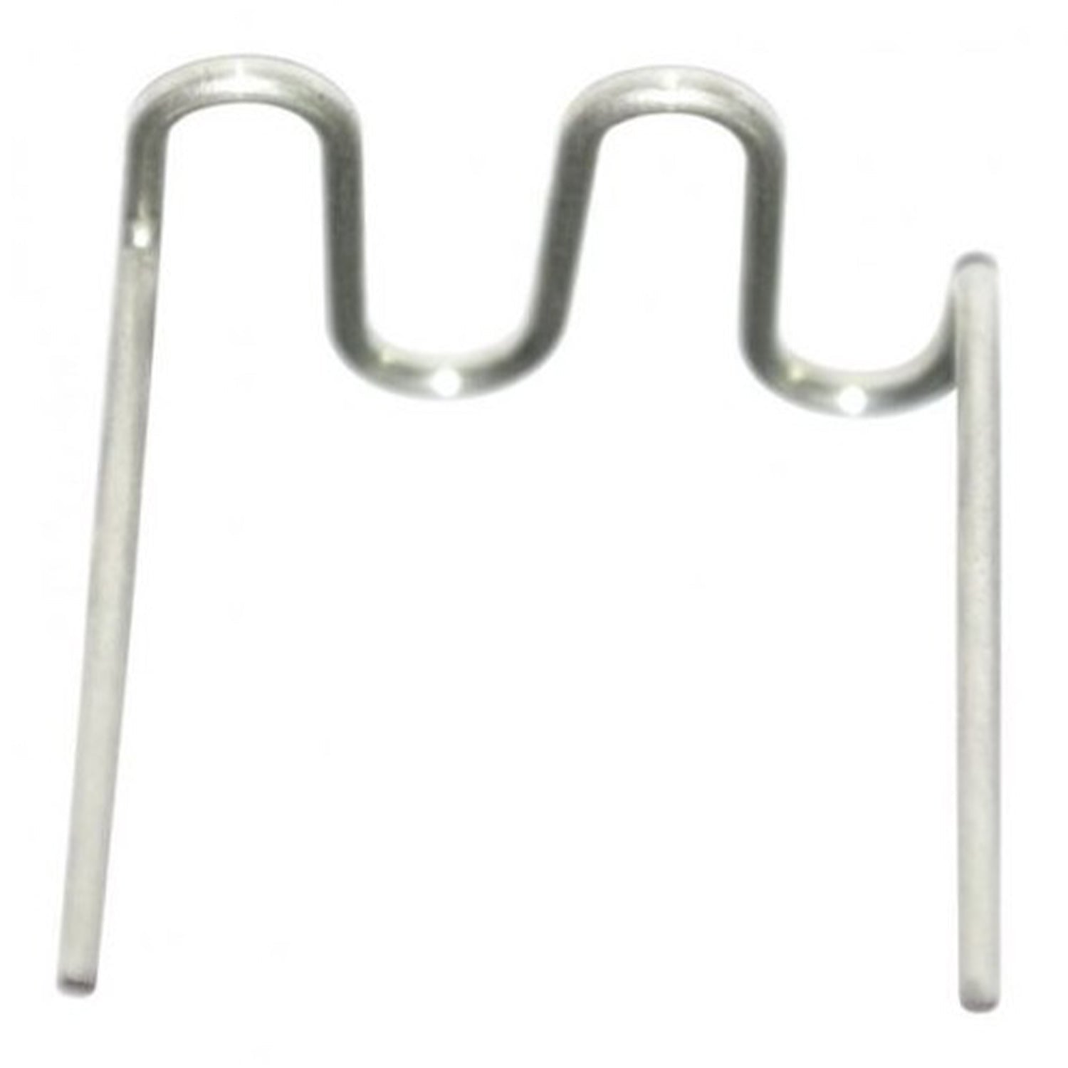 Set 100 graffette caldo, graffette ondulate saldatura plastica, auto paraurti plastica saldatura riparazione cucitrice a caldo, 0.8 mm, larghezza 15 mm