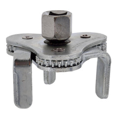 Chiave per la rimozione del filtro dell'olio, strumento a 3 griffe-ganasce-bracci, regolabile con 3/8'' e 1/2