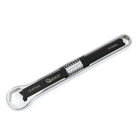 Chiave ad anello regolabile doppia 5–15 mm, 15–27 mm Geko