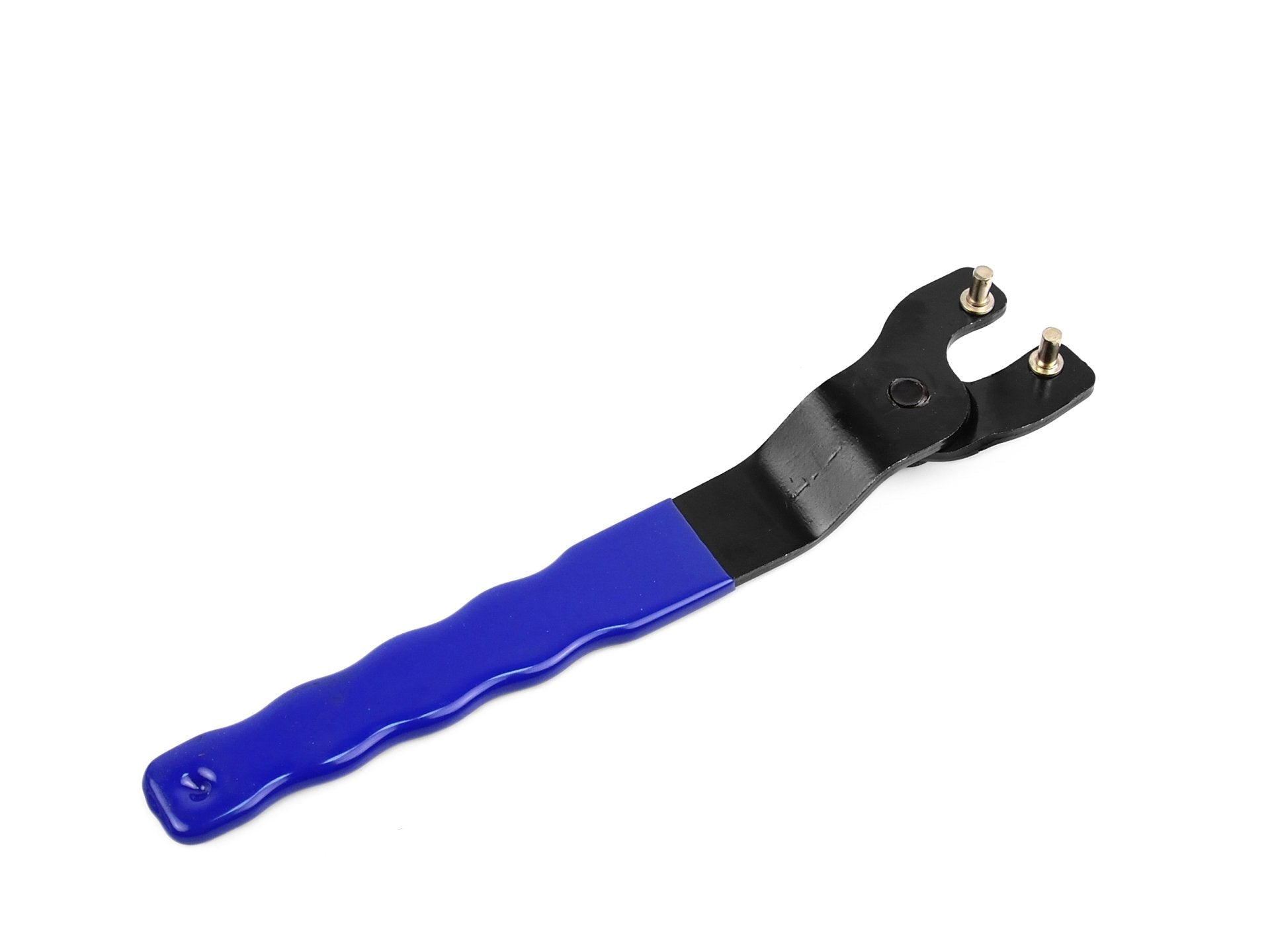 Chiave a perni per smerigliatrice angolare, a ghiera, chiave a brugola regolabile 115-230mm, chiave angolare universale per smerigliatrice con manico in plastica (blu nero)