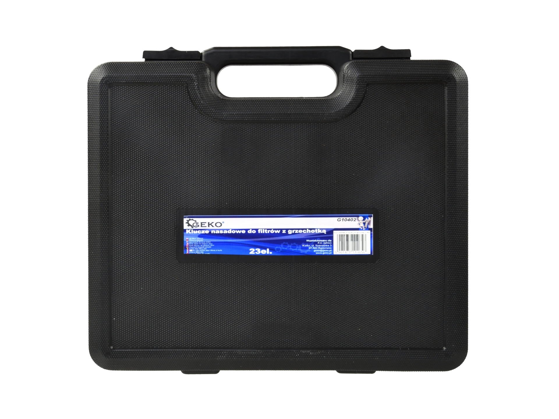 Set di chiavi per filtro olio 23 pezzi, 1/2" pollice, 27 mm, strumento di rimozione della presa del filtro dell'olio in alluminio per garage auto riparazione con custodia portaoggetti
