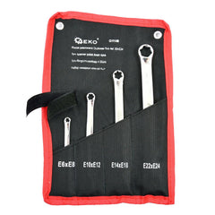 Torx E - set chiavi ad anello serie E6 - E24, 4 pezzi in acciaio Cr-V