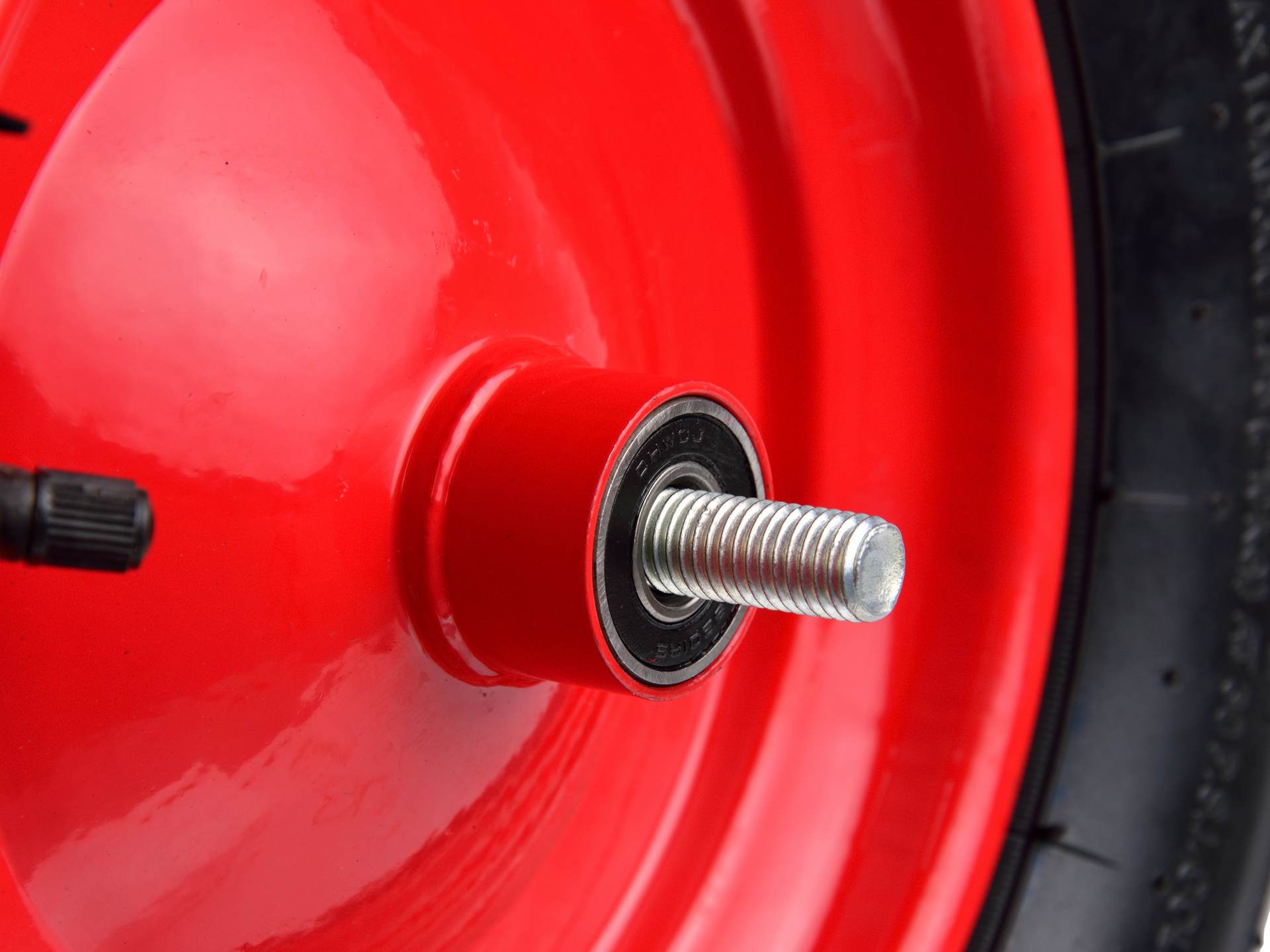 Ruota per carriola 4.00-8/2PR cerchio rosso