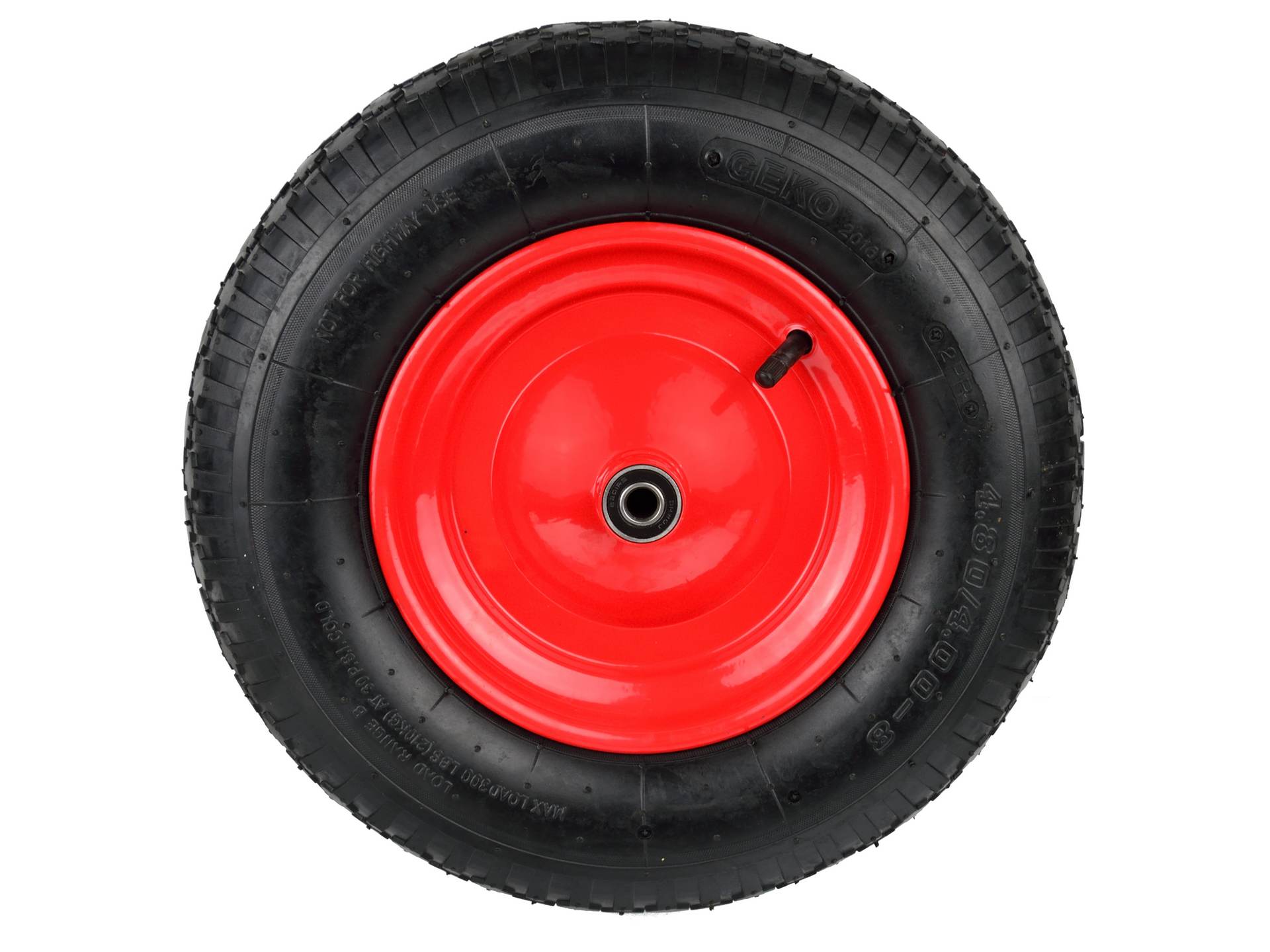 Ruota per carriola 4.00-8/2PR cerchio rosso