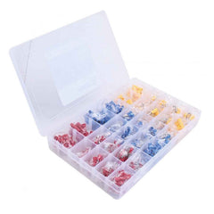 Kit di capicorda connettori terminali, capicorda terminali da crimpare, terminali connettori kit, capicorda cavo, capicorda elettrici, per cavo elettrico, cavi fili, 480 pezzi
