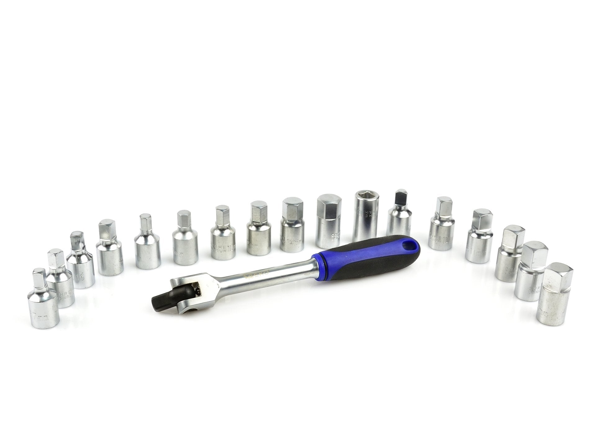 Set chiavi bussole da 3/8" pollice, set olio tappo di scarico noci 18 pezzi, set di chiavi a bussola per coppa dell'olio, attrezzi per auto e autocarri officina