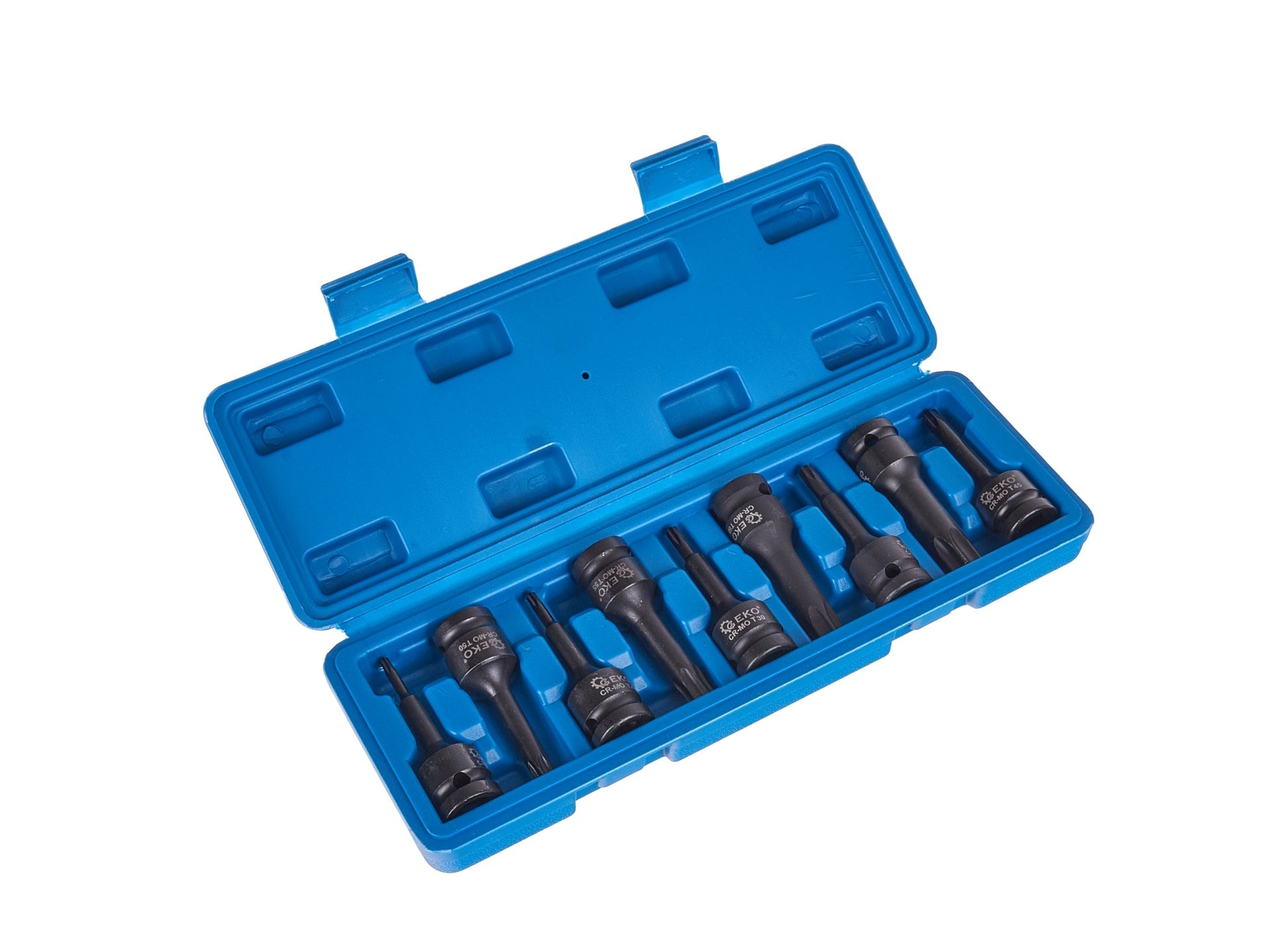 Set di chiavi a bussola Torx impact 1/2 T20-T70, 9 pezzi Geko