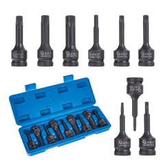 Set di chiavi a bussola Torx impact 1/2 T20-T70, 9 pezzi Geko