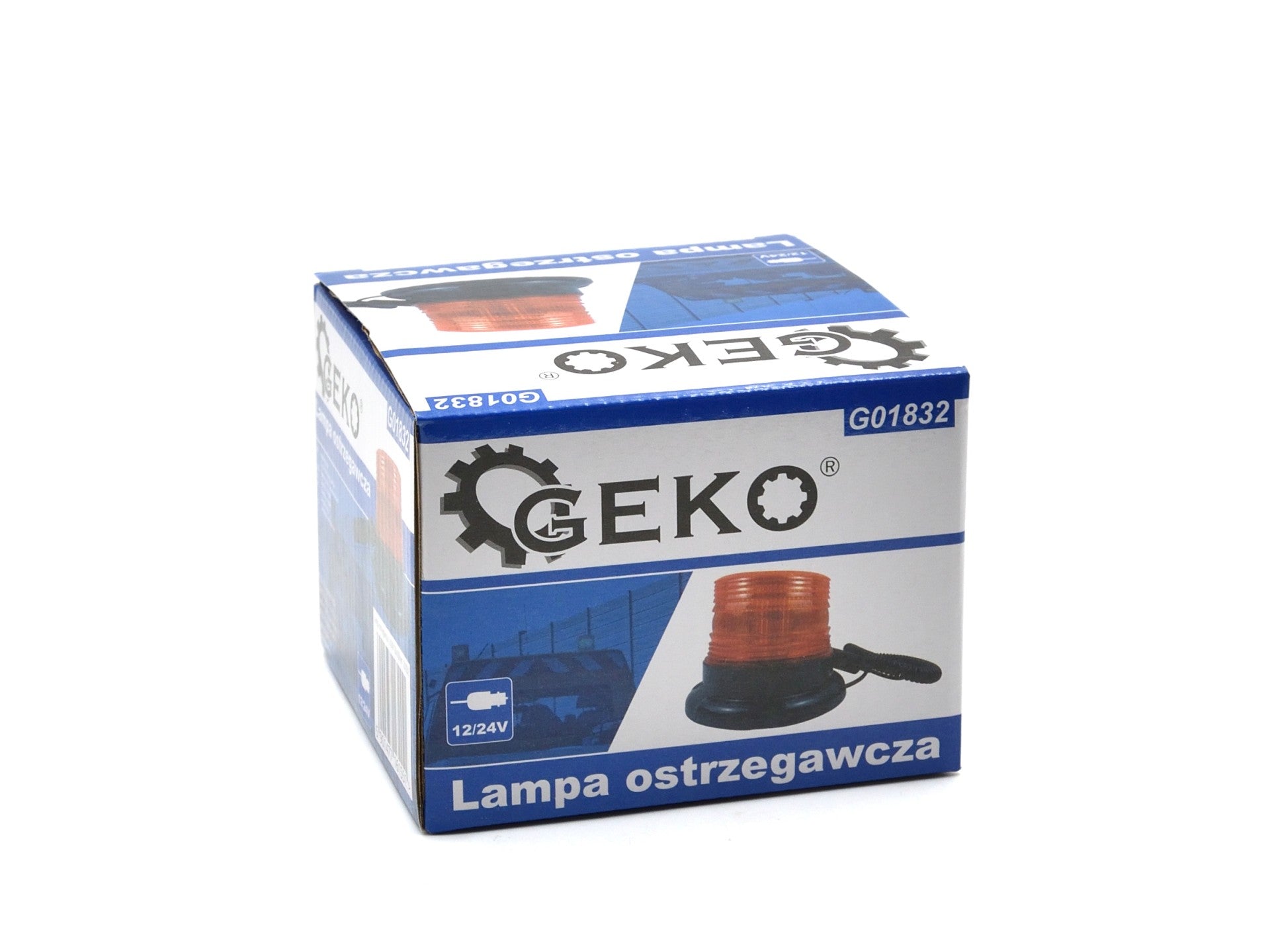 Luce blu auto lampeggiante luci base magnetica LED lampeggiante rotante 12v 24V luce di avvertimento con magnetico con cavo per auto auto camion