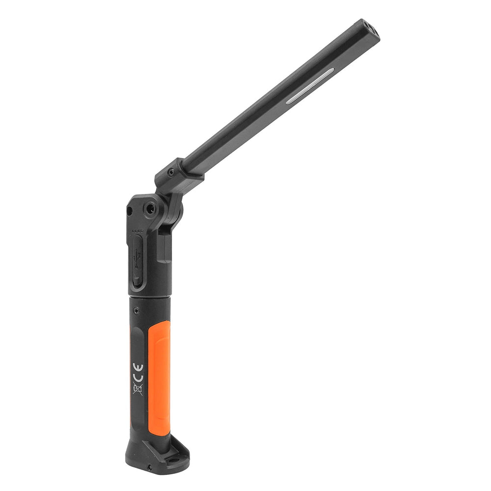 Lampada da lavoro magnetica ricaricabile, a LED 7000lm, con batteria 2000 mAh, 4 moduli di illuminazione, torcia Verke