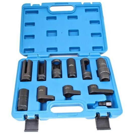 Serie bussole speciali per sonda lambda, 11 pezzi, chiavi sonda lambda, 22 mm 27 mm 29 mm