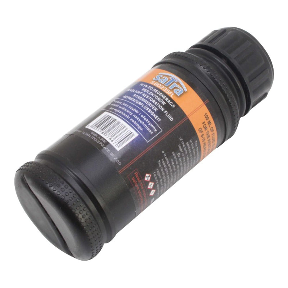 Liquido per il ripristino dei fari, rinnova lucidatura, 100 ml - con vaporizzatore, Satra
