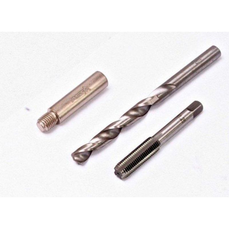Kit di riparazione per filetti, set di riparazione per filettatura freni, 12 pezzi