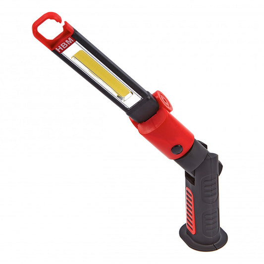 Luce LED COB, magnetica, pieghevole, lampada per officina, casa, 200 lm