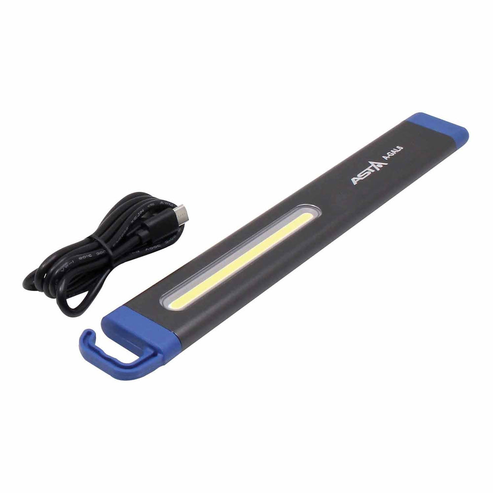 Luce LED COB, magnetica ricaricabile, lampada per officina, dimmerabile, ultrasottile, 360 lm Asta