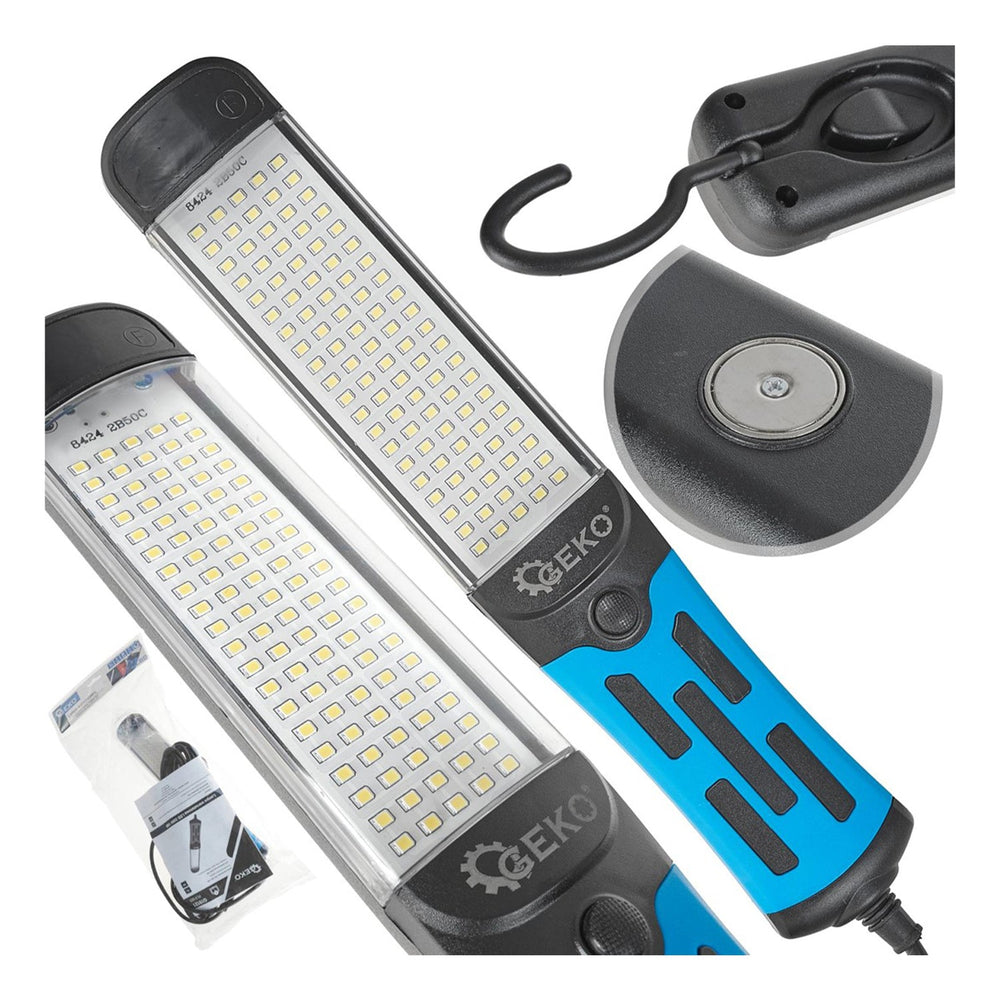 Luce LED, magnetica con cavo di alimentazione, lampada per officina, banco da lavoro, 5 m Geko
