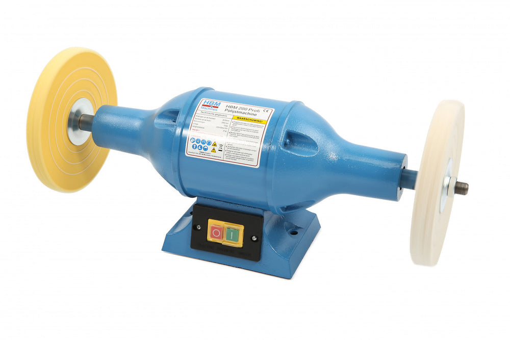 Lucidatrice elettrica, 2950 giri/min, velocità regolabili, platorello da 200 mm, per auto e mobili, Hbm