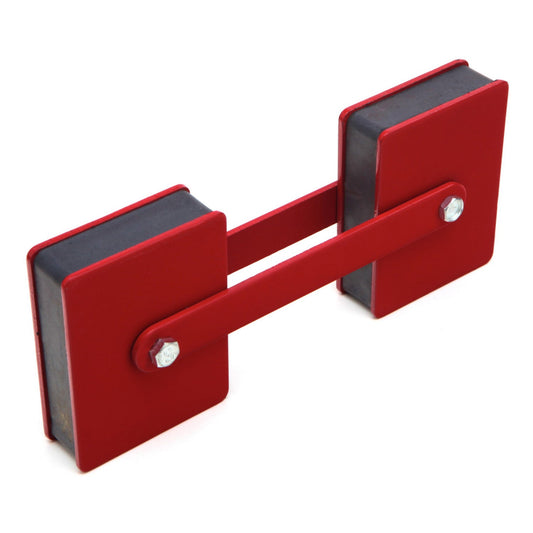 Magnete di saldatura doppio per lavori a 360° gradi, 35 kg 230 × 65 mm, squadra magnetica, Premium, HBM Machines Olanda