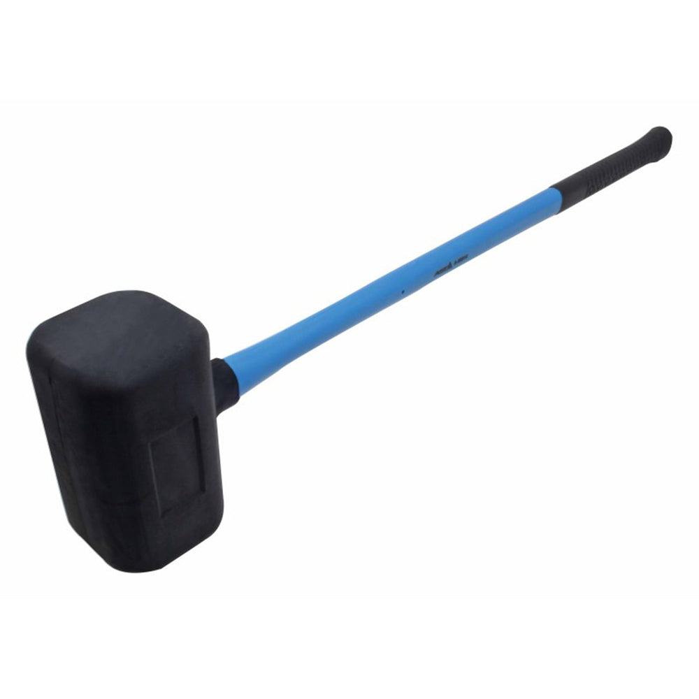 Martello di gomma, mazzetta con impugnatura antiscivolo e resistente, ideale per piastrelle, mattoni, picchetti per tende , 5.5 kg