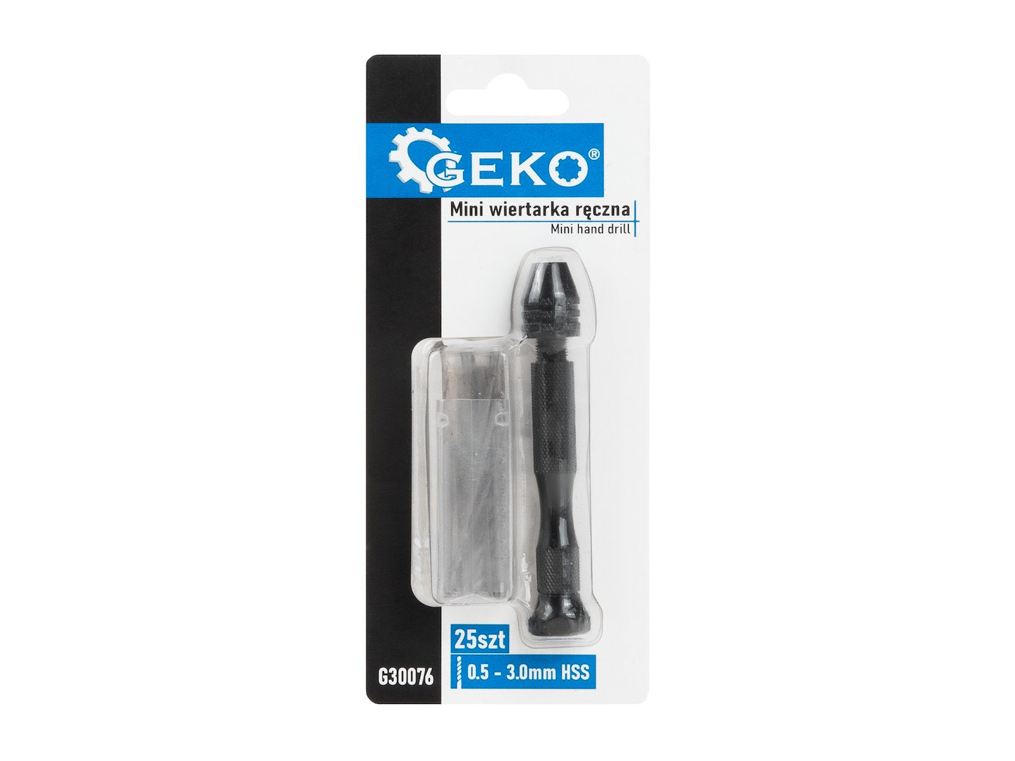 Mini trapano a mano di precisione con set -kit 25 punte HSS