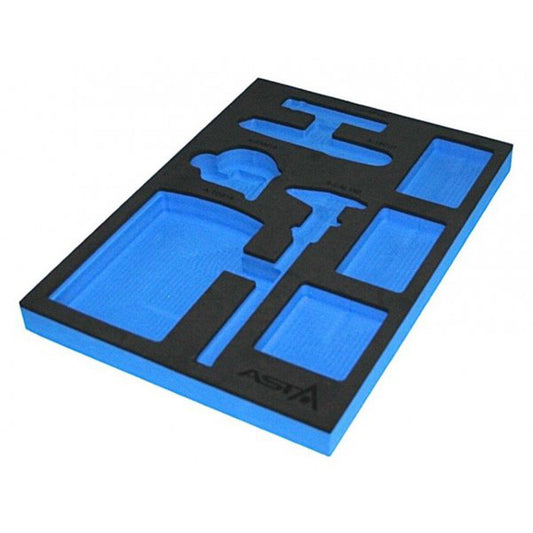 Modulo con inserto in schiuma espansa per carrelli portautensili vuoto, per calibro e metro a nastro ,supporto organizer portattrezzi