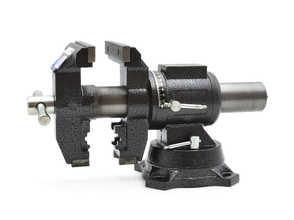 Morsa di precisione da banco girevole, per uso domestico, commerciale, garage, officina,apertura 125 mm