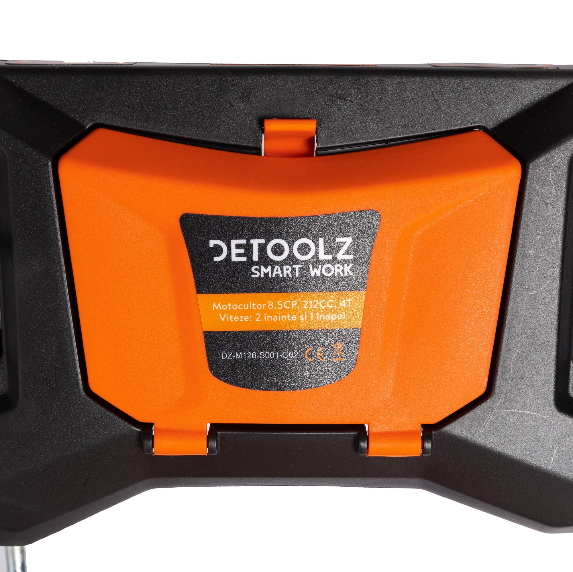 Motocoltivatore da 8, 5 CV - motore a scoppio a benzina 212 cc 4 tempi, 2+1 velocità, motozappa, Detoolz