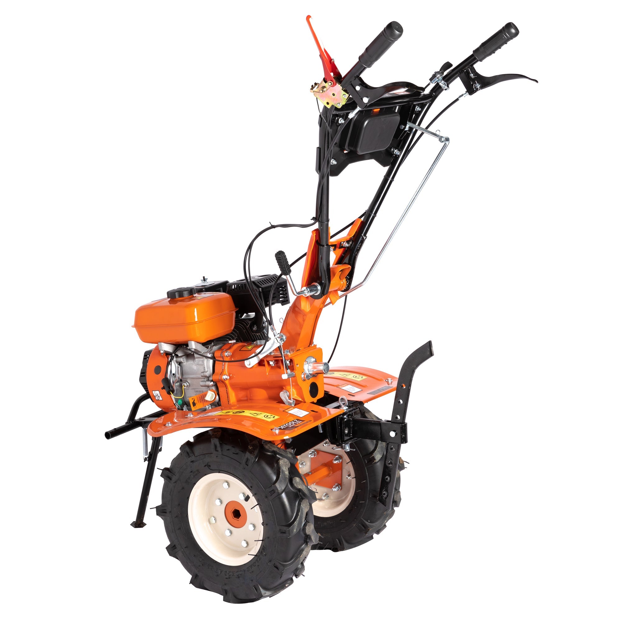 Motocoltivatore da 8, 5 CV - motore a scoppio a benzina 212 cc 4 tempi, 2+1 velocità, motozappa, Detoolz